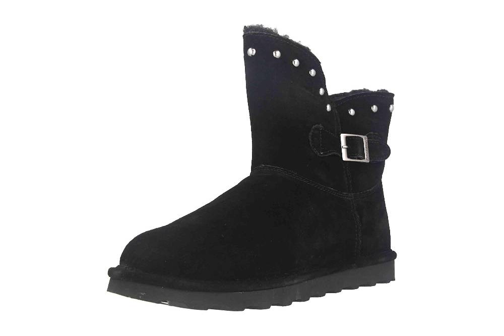 Bearpaw Minnie Black II Boots In Übergrößen Schwarz 2301W 011 Große Damenschuhe