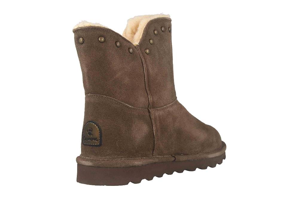 Bearpaw Minnie Seal Brown Boots In Übergrößen Braun 2301W 240 Große Damenschuhe