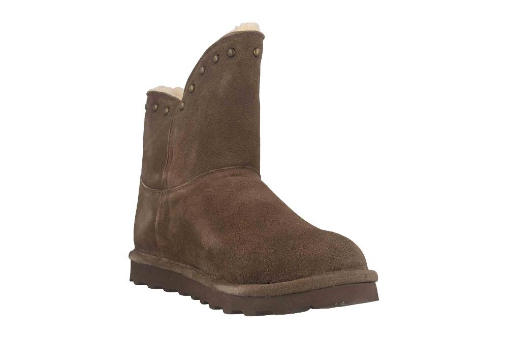 Bearpaw Minnie Seal Brown Boots In Übergrößen Braun 2301W 240 Große Damenschuhe