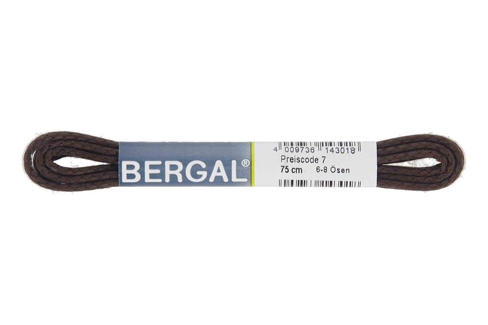 BNS - 8814 Rundsenkel Braun gewachst, mittelstark- Diverse Längen