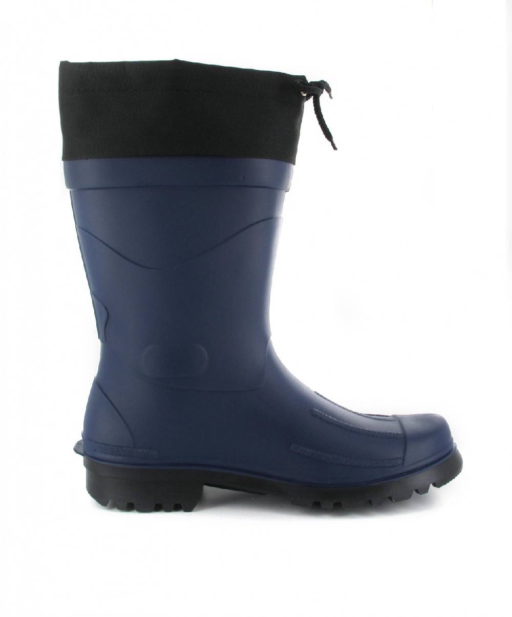 Bockstiegel Gummistiefel In Übergrößen Blau Nils - Dk-Blau/Schwarz Große Herrenschuhe