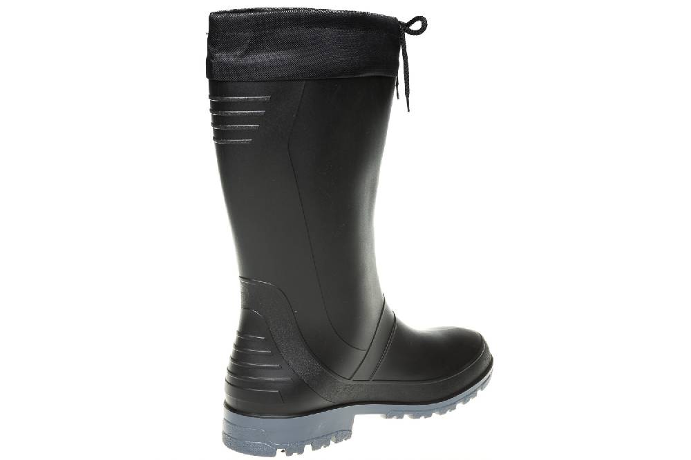 Bockstiegel Gummistiefel In Übergrößen Schwarz/Dunkelgrau Axel-M 10006_15 Große Damenschuhe / Herrenschuhe