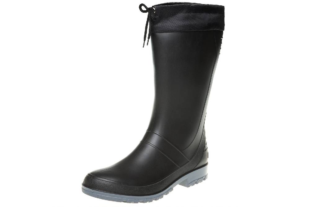 Bockstiegel Gummistiefel In Übergrößen Schwarz/Dunkelgrau Axel-M 10006_15 Große Damenschuhe / Herrenschuhe