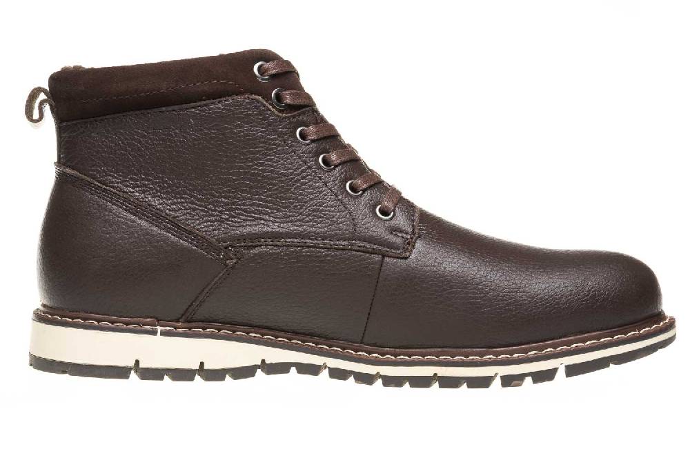 BORAS Boots In Übergrößen Braun 6005-0011 Große Herrenschuhe