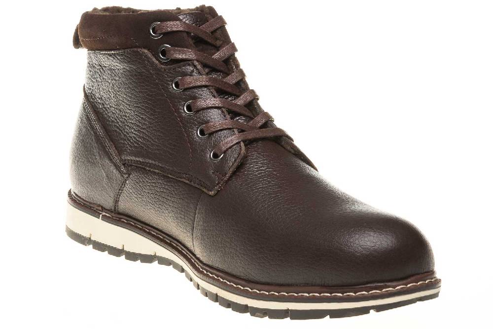 BORAS Boots In Übergrößen Braun 6005-0011 Große Herrenschuhe
