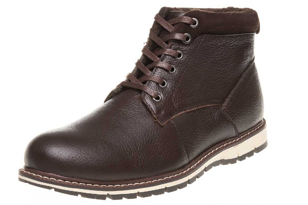 BORAS Boots In Übergrößen Braun 6005-0011 Große Herrenschuhe