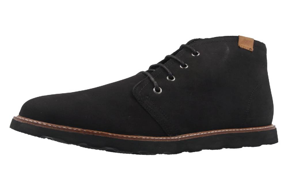 Boras Boots in Übergrößen Schwarz 3112-0001 große Herrenschuhe