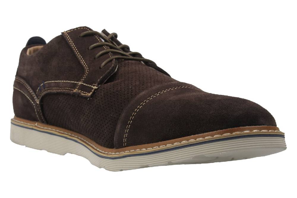 Boras Halbschuhe In Übergrößen Braun 6002-0011 Große Herrenschuhe
