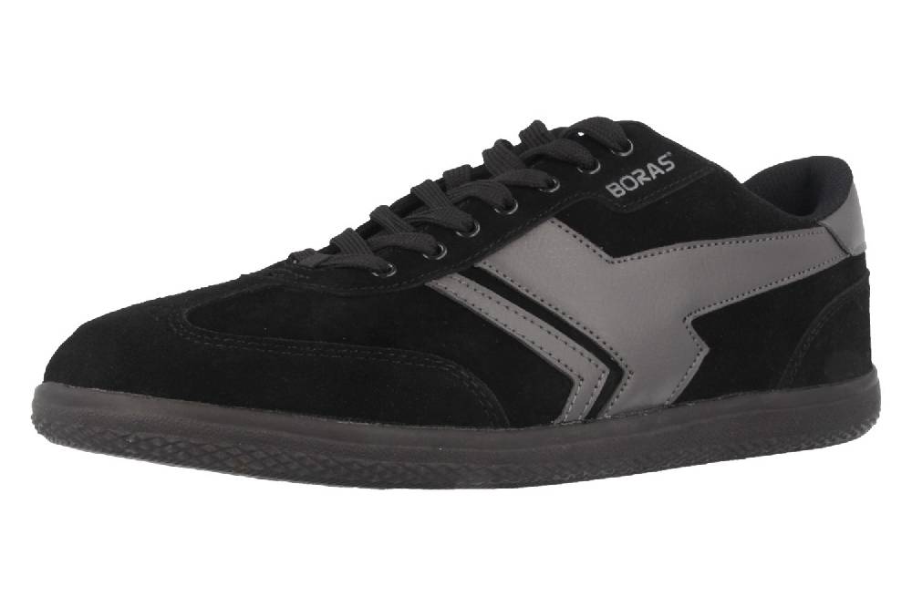 Boras Halbschuhe in Übergrößen Schwarz 3541-1438 große Herrenschuhe