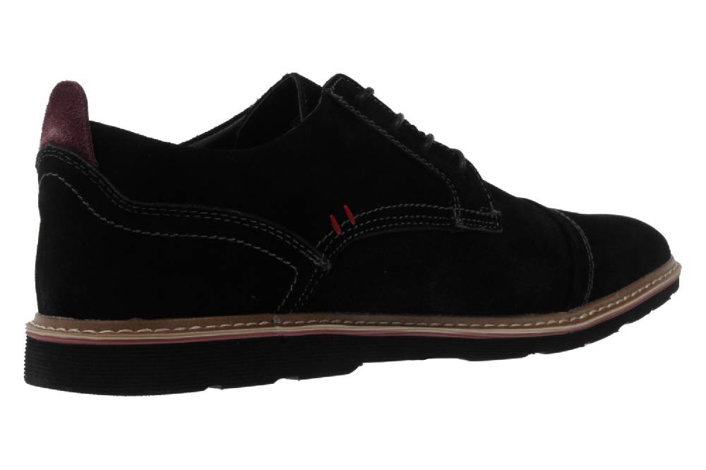 Boras Halbschuhe In Übergrößen Schwarz 6002-0001 Große Herrenschuhe
