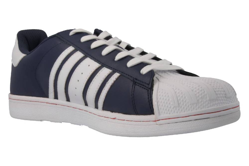 Boras Sneaker In Übergrößen Blau 3679-0228 Große Herrenschuhe