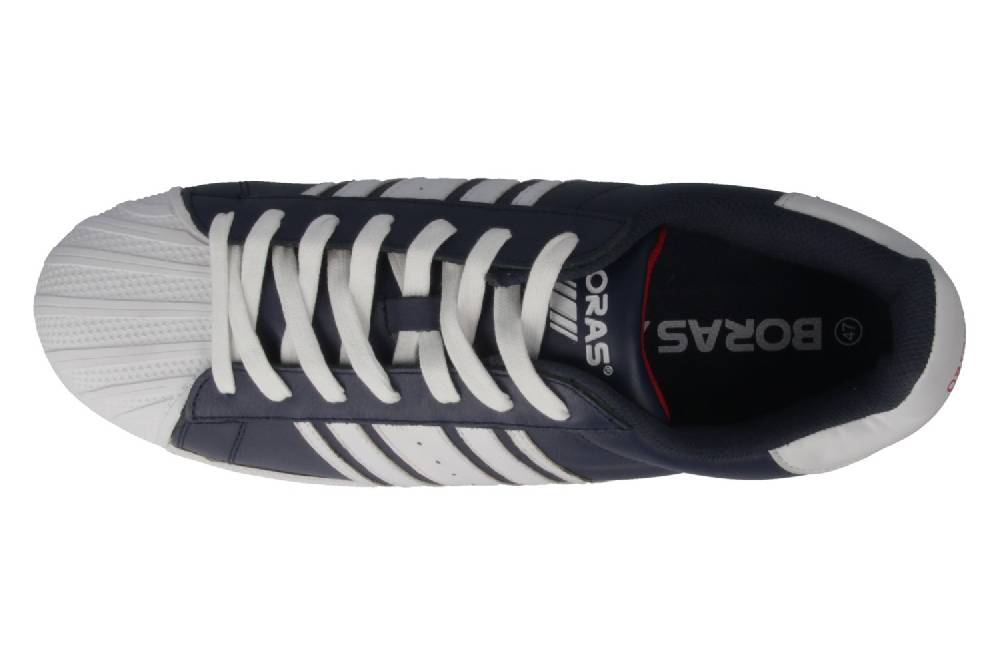 Boras Sneaker In Übergrößen Blau 3679-0228 Große Herrenschuhe