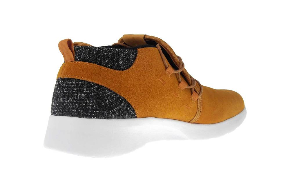 BORAS Sneaker In Übergrößen Gelb 5207-0407 Große Herrenschuhe