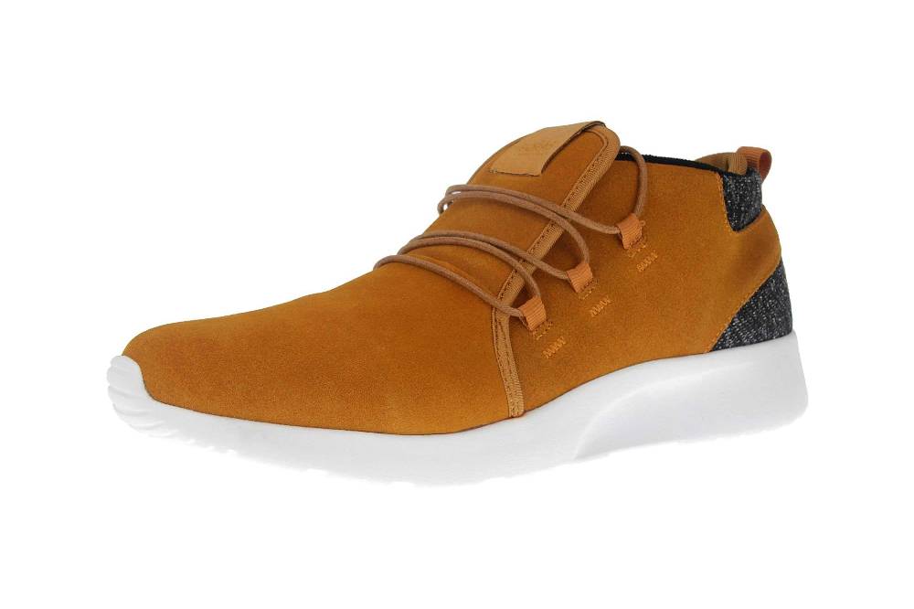 BORAS Sneaker In Übergrößen Gelb 5207-0407 Große Herrenschuhe