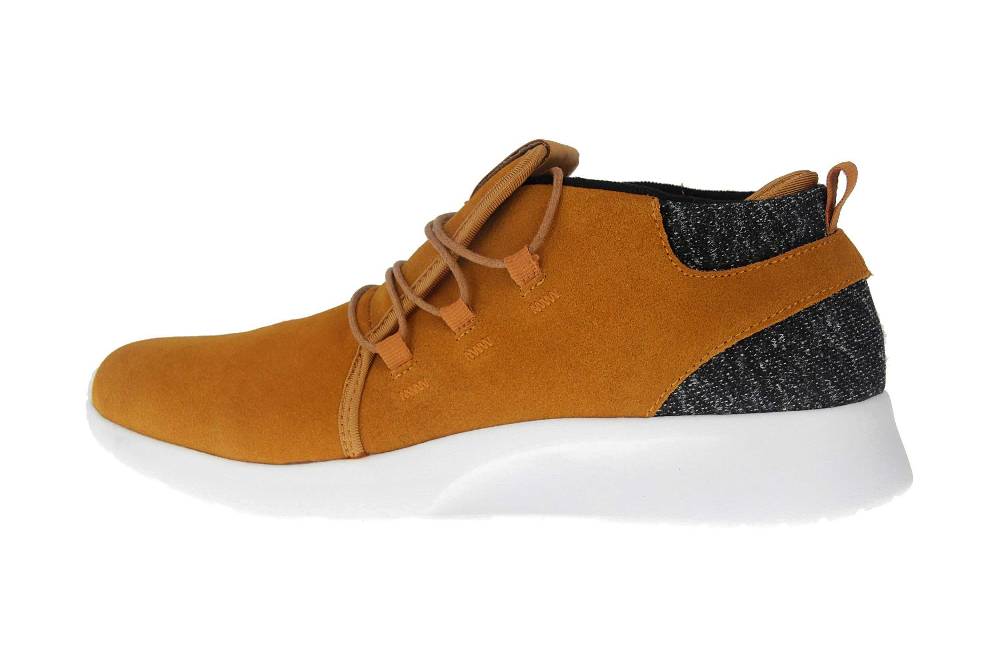 BORAS Sneaker in Übergrößen Gelb 5207-0407 große Herrenschuhe