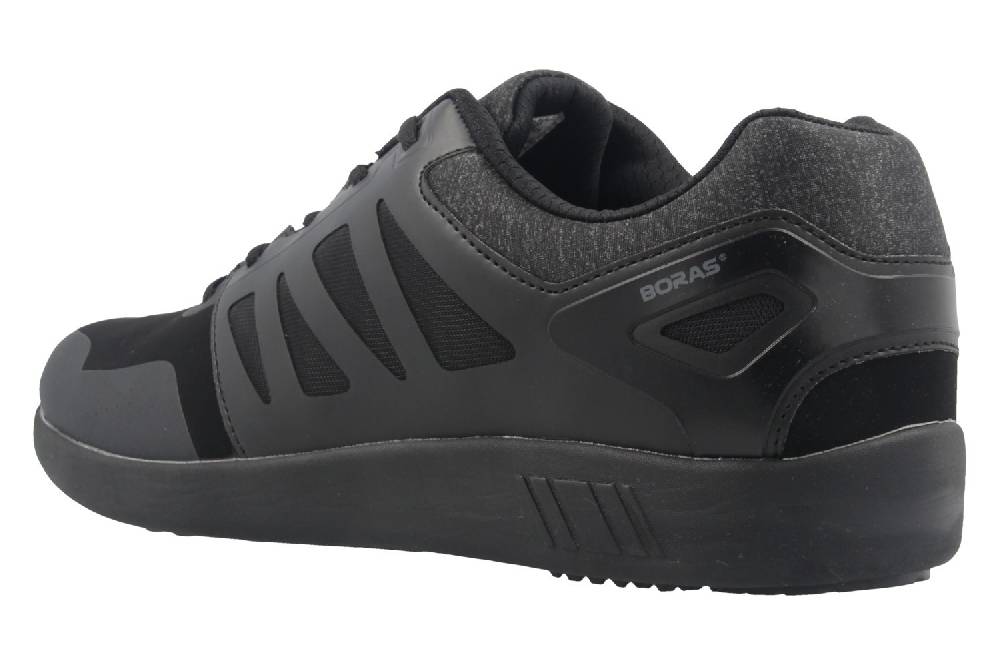 Boras Sneaker In Übergrößen Schwarz 3089-0124 Große Herrenschuhe