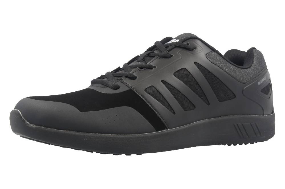 Boras Sneaker in Übergrößen Schwarz 3089-0124 große Herrenschuhe