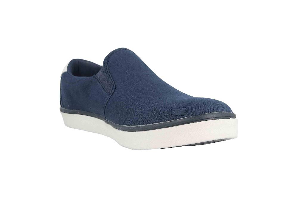 Boras SP Canvas Slip-On Slipper In Übergrößen Blau 5205-1573 Große Herrenschuhe