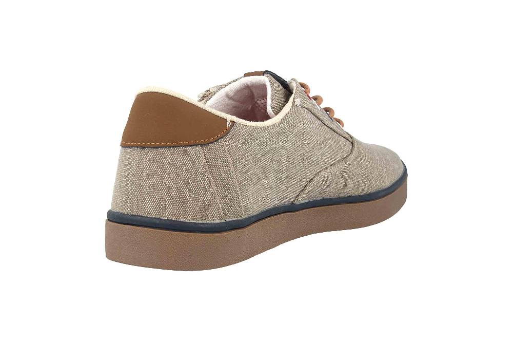 Boras SP Canvas Sneaker Sneaker In Übergrößen Braun 5204-0090 Große Herrenschuhe