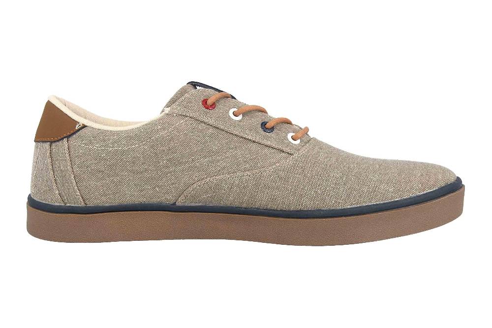 Boras SP Canvas Sneaker Sneaker In Übergrößen Braun 5204-0090 Große Herrenschuhe
