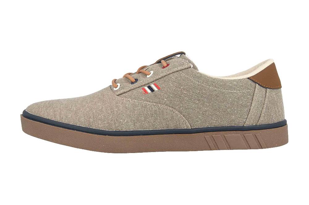 Boras SP Canvas Sneaker Sneaker in Übergrößen Braun 5204-0090 große Herrenschuhe