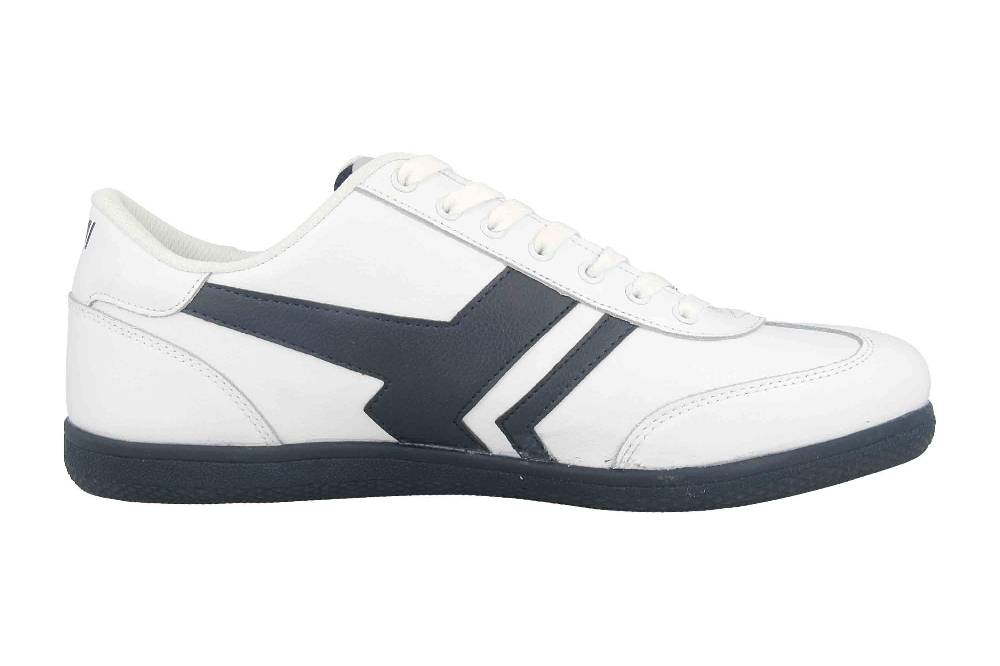 Boras SP Retro Sports Sneaker Socca Sneaker In Übergrößen Weiß 3541-0062 Große Herrenschuhe