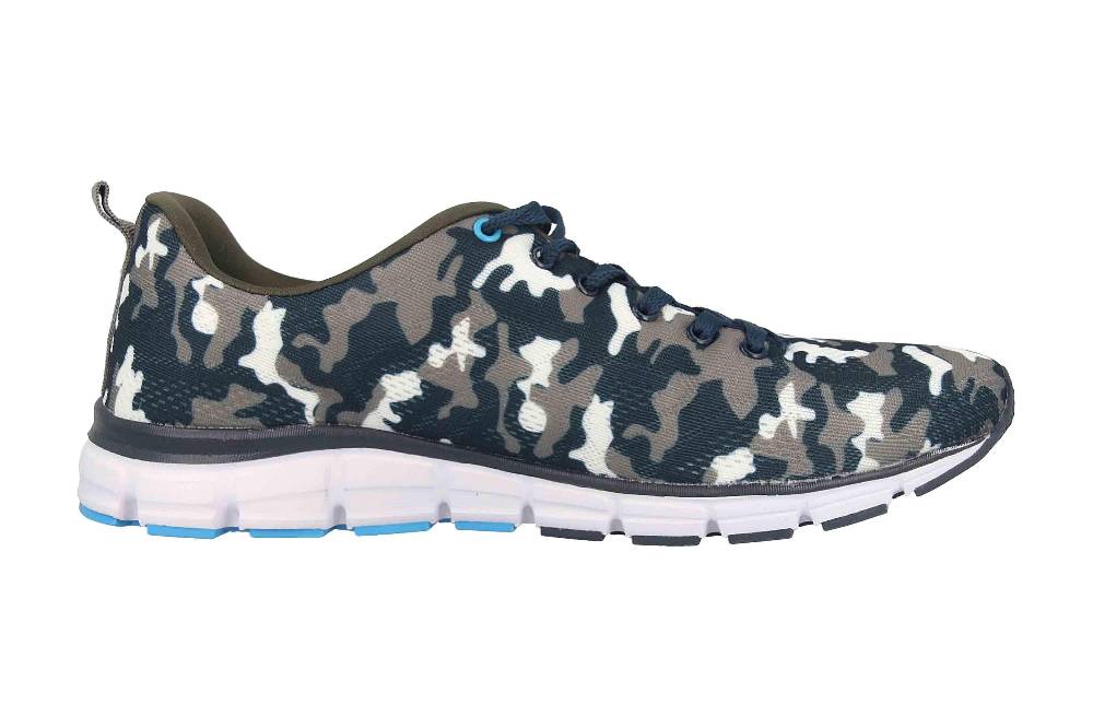 Boras SP Sports Sneaker Camo Sneaker In Übergrößen Mehrfarbig 5202-1561 Große Herrenschuhe