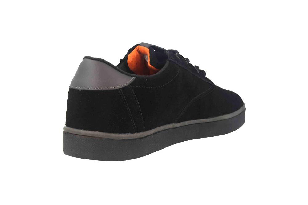 Boras SP Sports Sneaker Suede Sneaker In Übergrößen Schwarz 5208-1549 Große Herrenschuhe