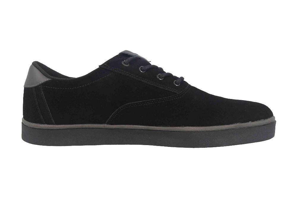 Boras SP Sports Sneaker Suede Sneaker In Übergrößen Schwarz 5208-1549 Große Herrenschuhe