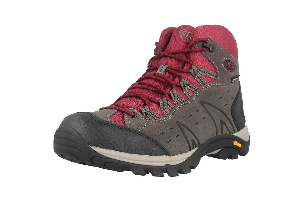 Brütting Mount Bona High Trekkingschuhe In Übergrößen Grau 221124 Große Damenschuhe