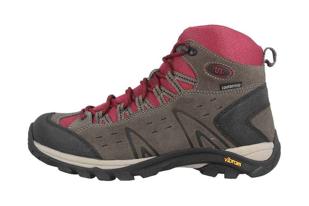 Brütting Mount Bona High Trekkingschuhe in Übergrößen Grau 221124 große Damenschuhe