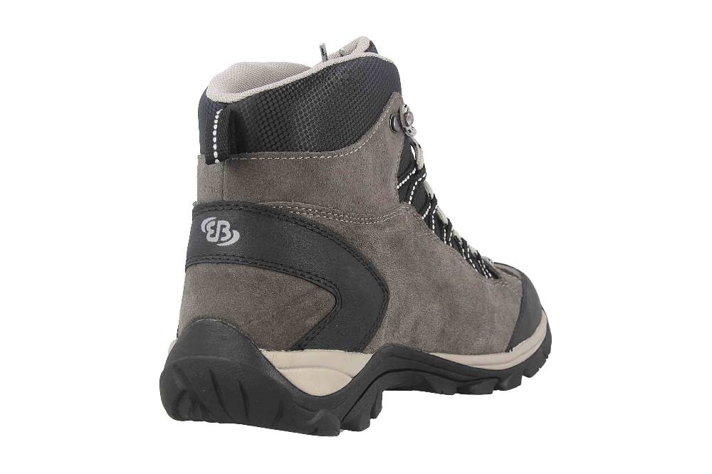 Brütting Mount Bona High Trekkingschuhe In Übergrößen Grau 221080 Große Damenschuhe