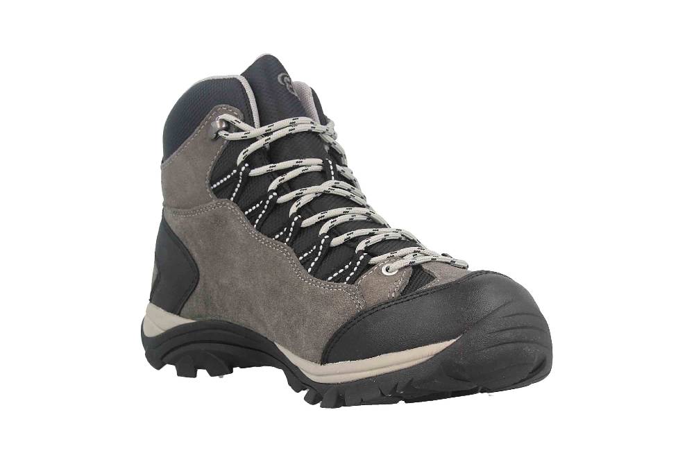 Brütting Mount Bona High Trekkingschuhe In Übergrößen Grau 221080 Große Damenschuhe