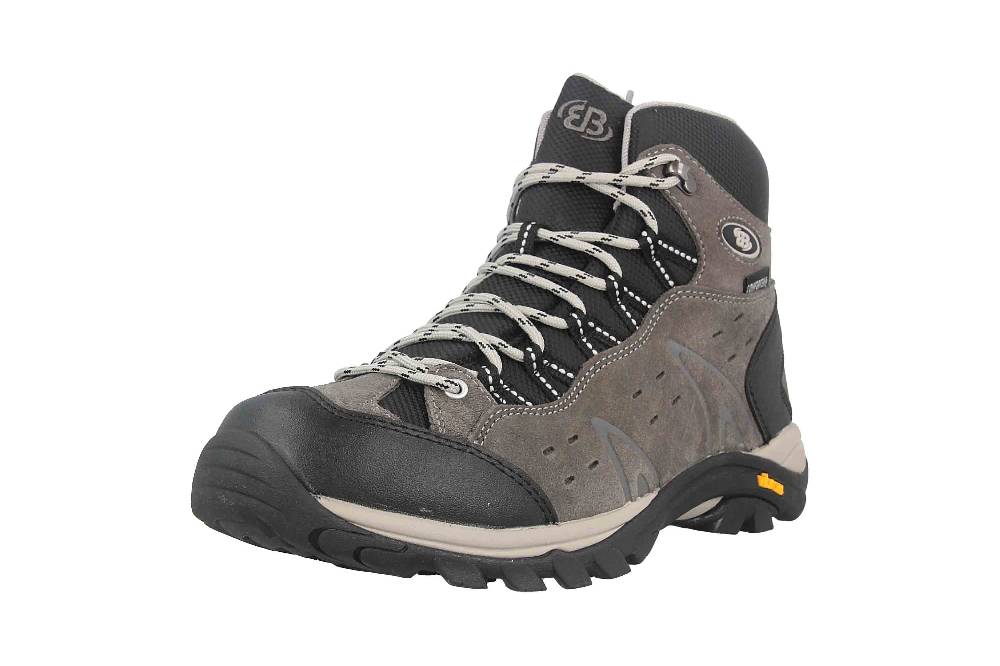 Brütting Mount Bona High Trekkingschuhe In Übergrößen Grau 221080 Große Damenschuhe