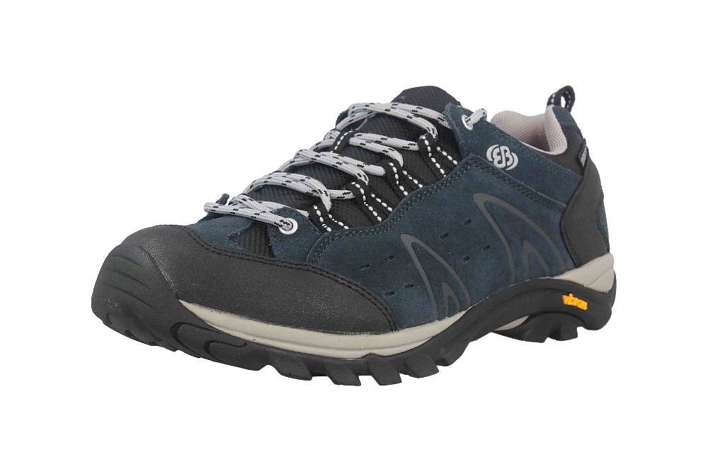 Brütting Mount Bona Low Trekkingschuhe In Übergrößen Blau 211095 Große Unisexschuhe