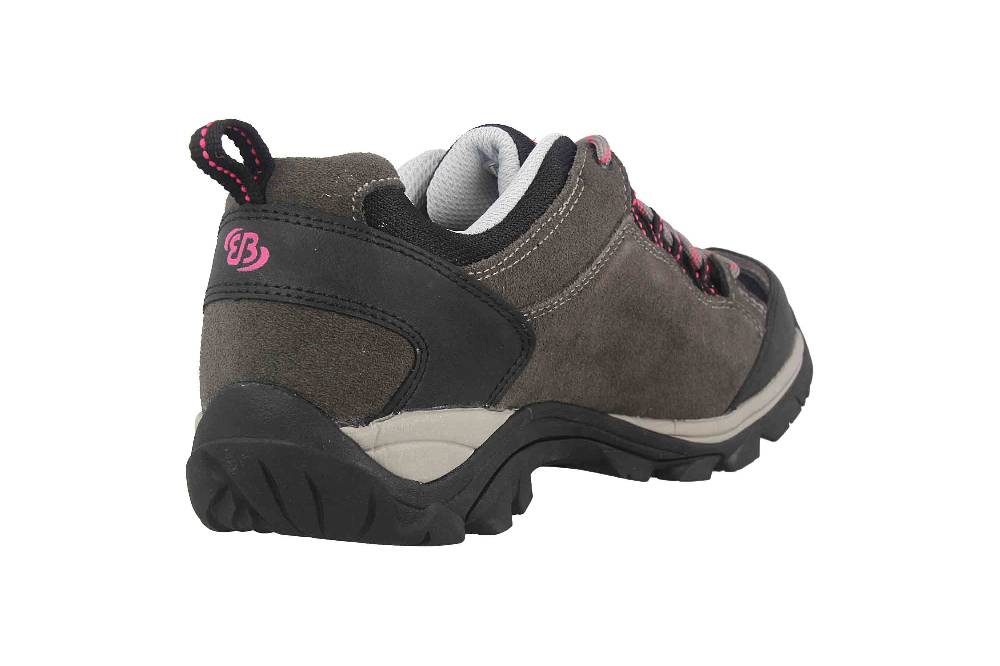 Brütting Mount Bona Low Trekkingschuhe In Übergrößen Grau 211309 Große Damenschuhe