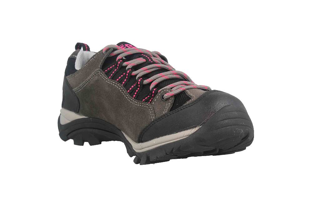 Brütting Mount Bona Low Trekkingschuhe In Übergrößen Grau 211309 Große Damenschuhe
