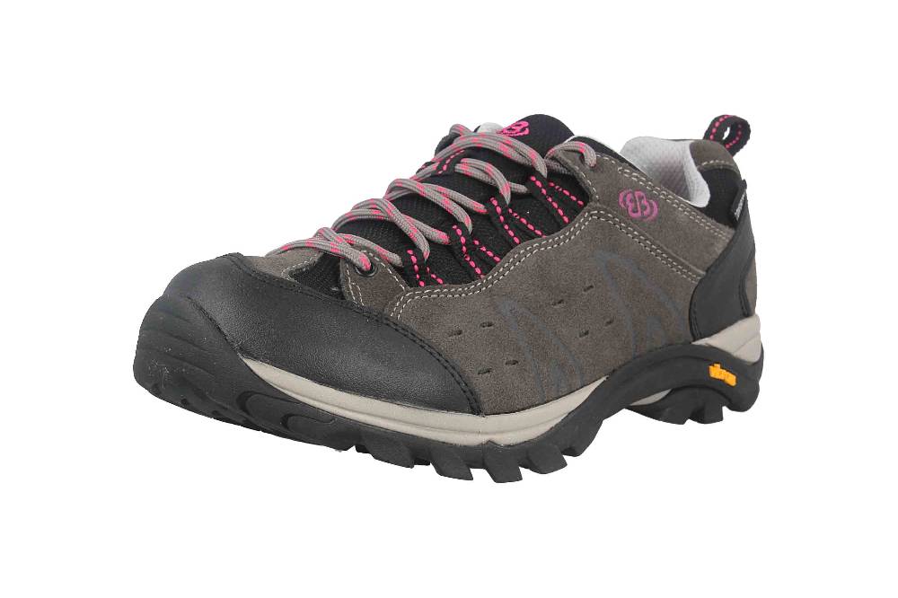 Brütting Mount Bona Low Trekkingschuhe In Übergrößen Grau 211309 Große Damenschuhe