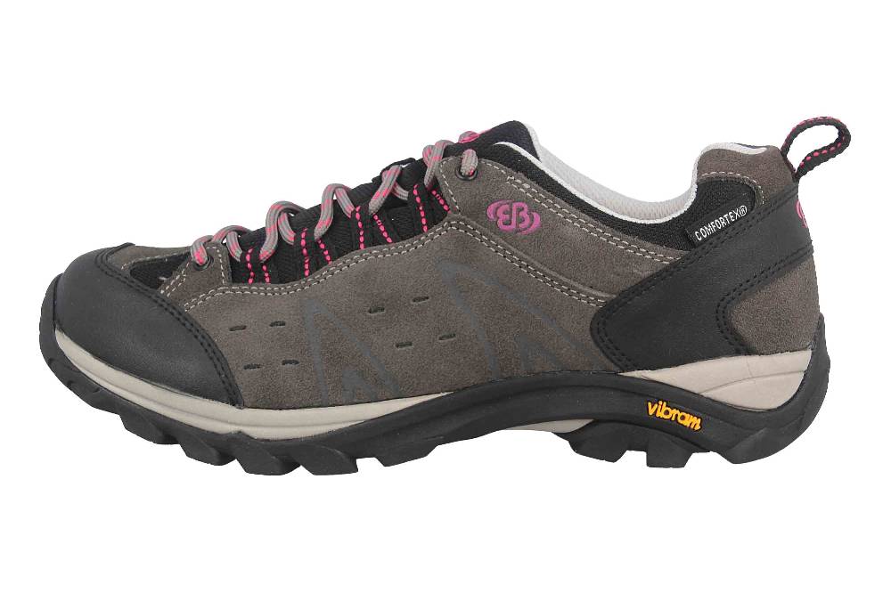 Brütting Mount Bona Low Trekkingschuhe in Übergrößen Grau 211309 große Damenschuhe