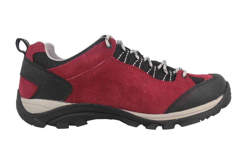 Brütting Mount Bona Low Trekkingschuhe In Übergrößen Bordeaux 211308 Große Damenschuhe