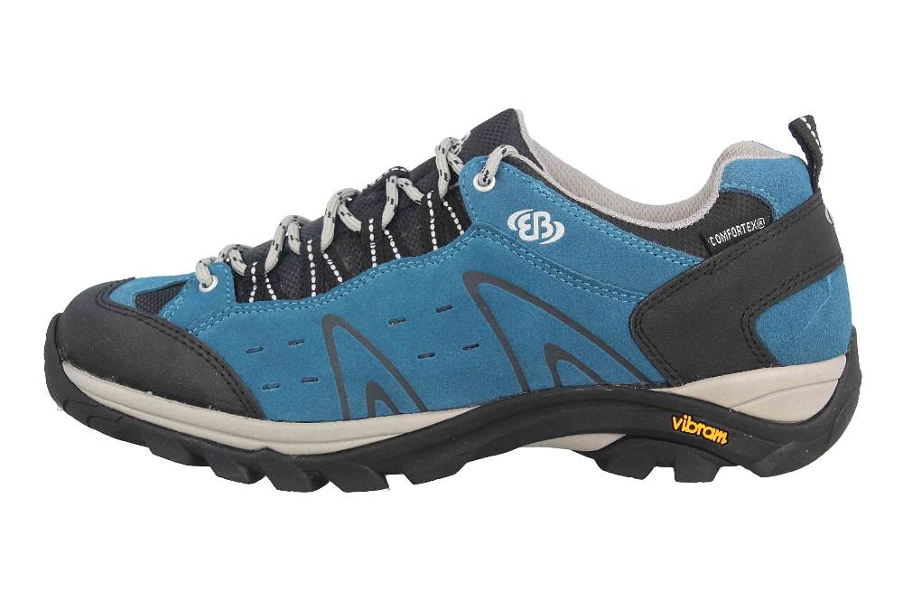 Brütting Mount Bona Low Trekkingschuhe in Übergrößen Blau 211329 große Damenschuhe