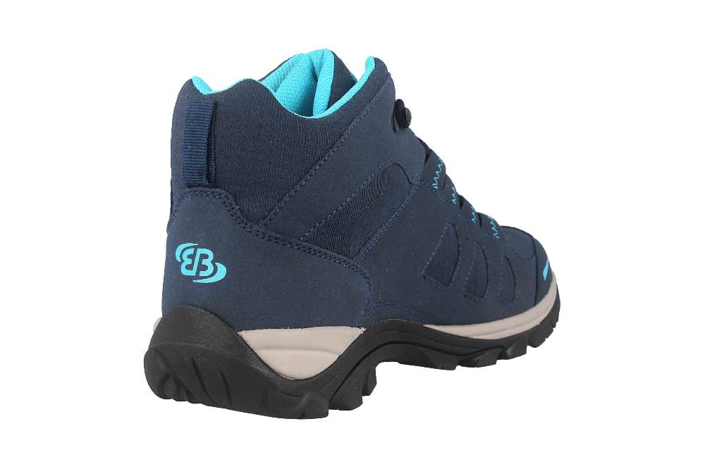 Brütting Mount Frakes High Trekkingschuhe In Übergrößen Blau 221260 Große Damenschuhe
