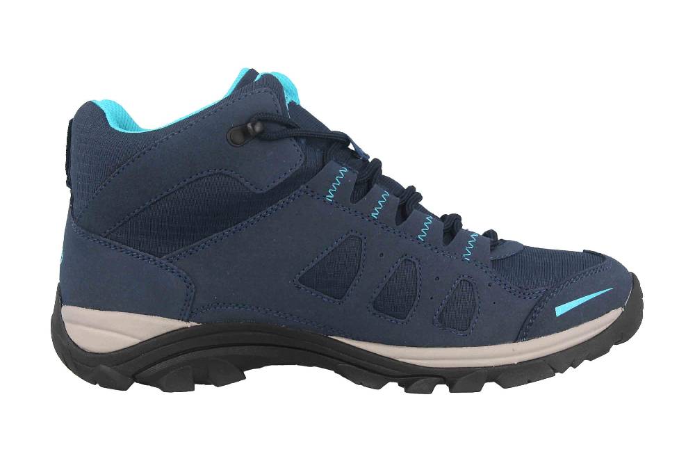 Brütting Mount Frakes High Trekkingschuhe In Übergrößen Blau 221260 Große Damenschuhe