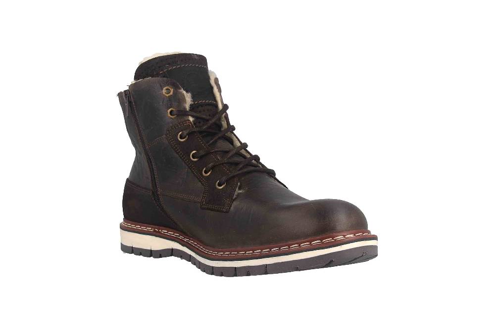 Bullboxer AKHIL MID LACE II Boots In Übergrößen Braun 877K55858AP134SU39/877K55858AP134SU88 Große Herrenschuhe