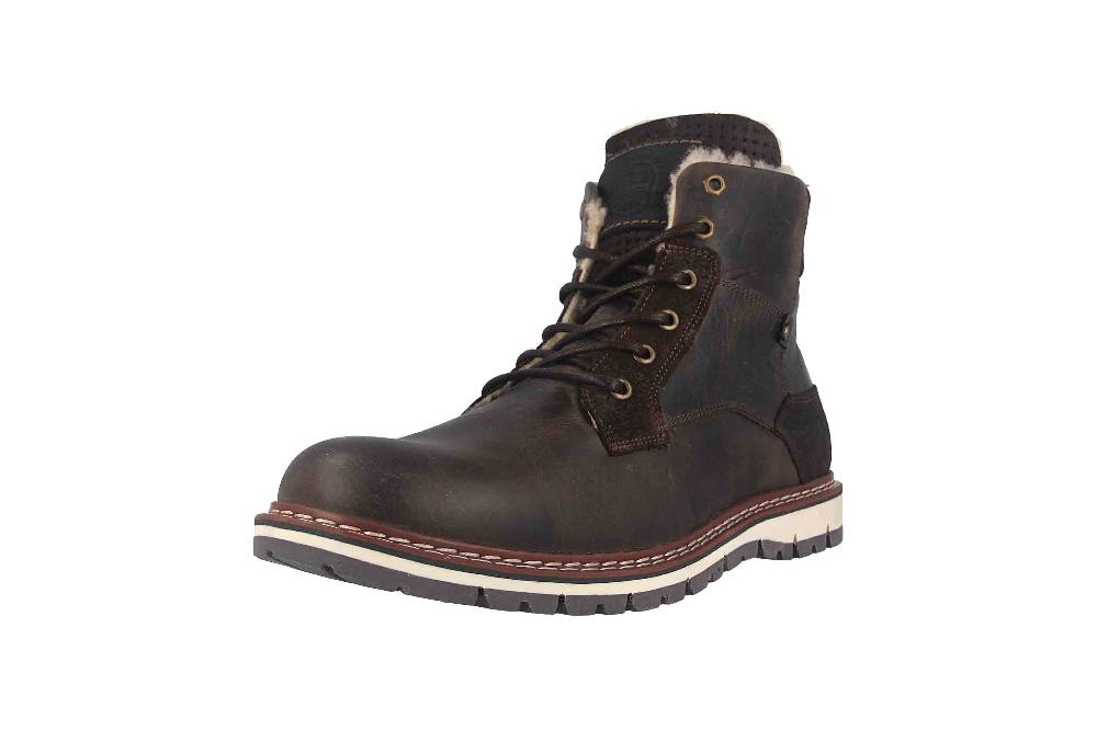 Bullboxer AKHIL MID LACE II Boots In Übergrößen Braun 877K55858AP134SU39/877K55858AP134SU88 Große Herrenschuhe