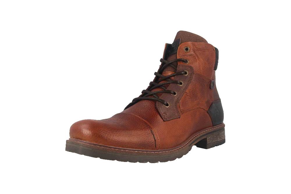 Bullboxer Boots In Übergrößen Braun 285K55858ECOBBSU88 Große Herrenschuhe