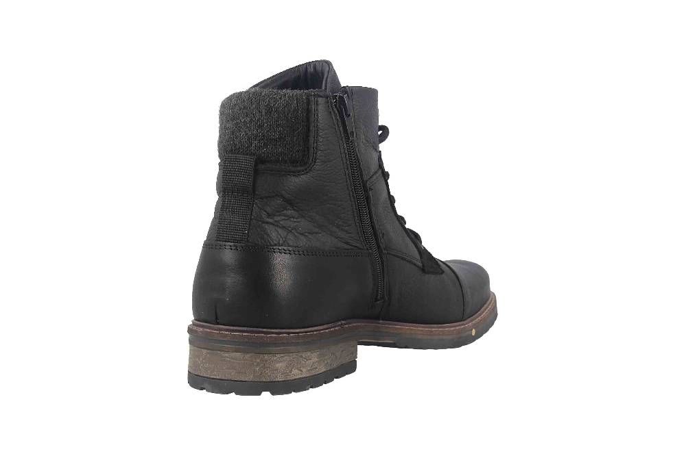 Bullboxer Boots In Übergrößen Schwarz 285K55858EBLCKSU88 Große Herrenschuhe