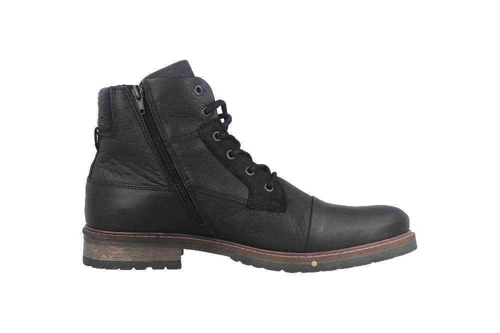 Bullboxer Boots In Übergrößen Schwarz 285K55858EBLCKSU88 Große Herrenschuhe