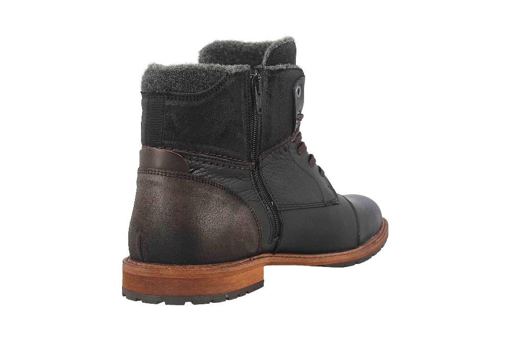 Bullboxer Boots In Übergrößen Schwarz 901K56541ABKDBSU50 Große Herrenschuhe