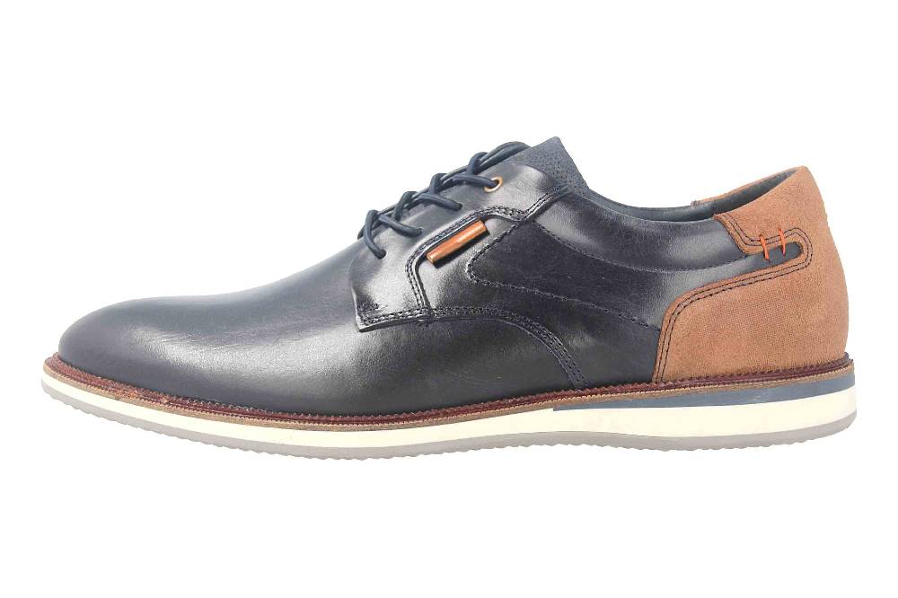 Bullboxer Halbschuhe in Übergrößen Blau 633K21101ANACOSU88/633K21101ANACOSU39 große Herrenschuhe